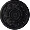 Ekena Millwork Edinburgh Ceiling Medallion (Fits Canopies up to 5 1/4"), Hand-Painted Steel Gray, 18"OD x 1 3/4"P CM18EDSGS - alternate 1